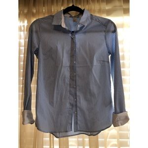 🍊H & M Striped button down
